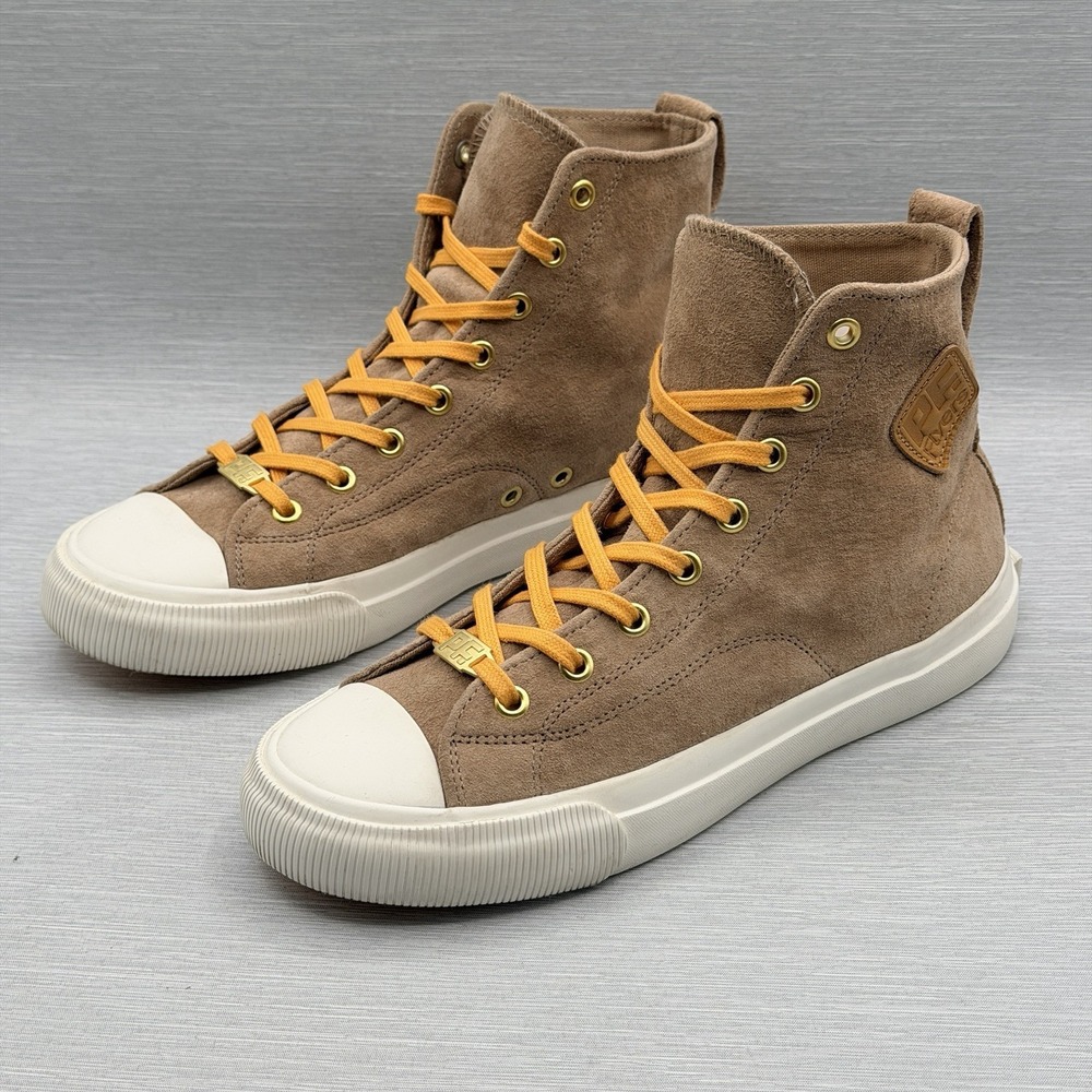 PF Flyers Women's 8 High Top Sneakers Brown Suede Leather Casual Heritage